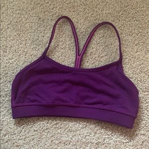 Purple lululemon sports bra. Size 4.